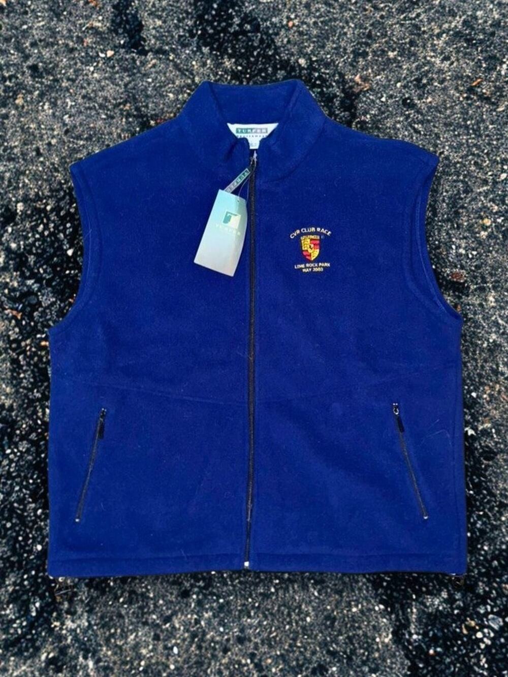 Lime Rock Park Porsche Club of America 2003 CVR Racing Vest Turfer XL NWT Rare